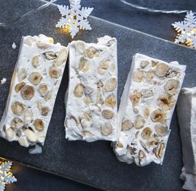 Mandel-Haselnuss-Nougat