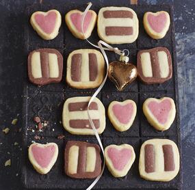 Schwarz-Weiß-Gebäck