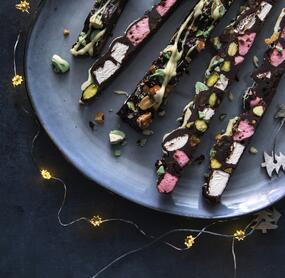 Weihnachts-Rocky-Road