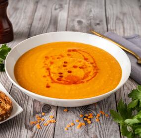 Türkische Linsensuppe mit Kartoffeln