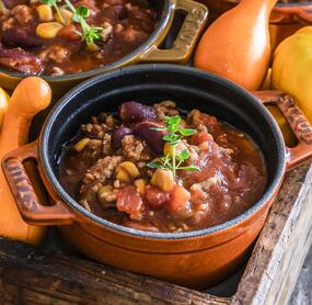 Chili con Carne mit Kürbis