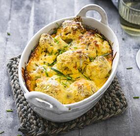 Blumenkohlgratin mit Sahne