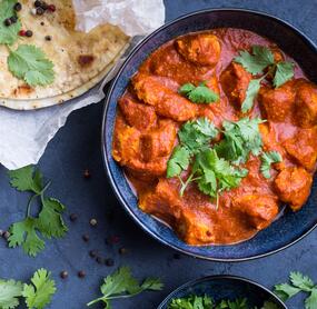 Indisches Butter Chicken mit Sahne