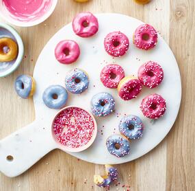 Mini-Donuts ohne Frittieren