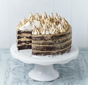 Schokotorte mit Espresso-Buttercreme