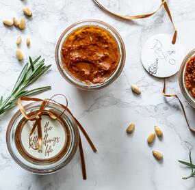 Aromatisches Wichtelpesto mit Rotwein