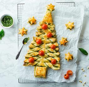 Blätterteig-Tannenbaum