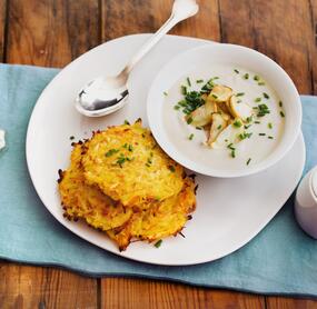 Pastinakensuppe mit Pastinakenrösti