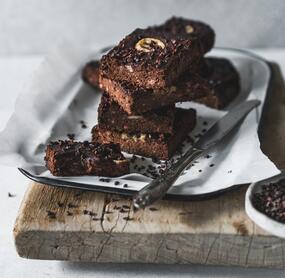 Fudgy Bananenbrot-Brownies
