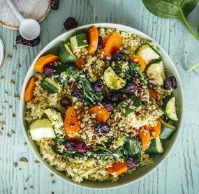 Gesunder Hirsesalat mit Zitronendressing