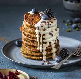 Pumpkin Spice Chai Pancakes