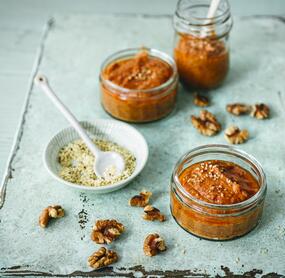 Tomatenpesto mit Hanfsamen