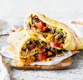 Low Carb Big Mac Rolle