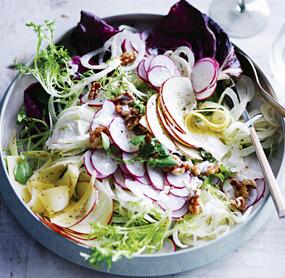 Wintersalat mit Buttermilchdressing