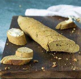 Low-Carb-Baguette mit Quark