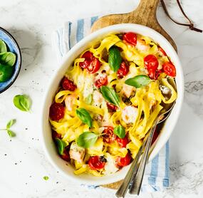 Nudel-Lachs-Auflauf aus dem Varoma®