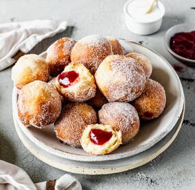 Gefüllte Mini-Berliner