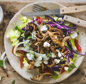 Low-Carb-Döner-Teller