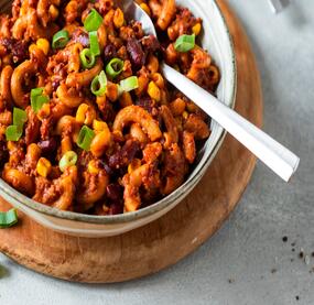Mexikanischer Hackfleisch-Pasta-Topf
