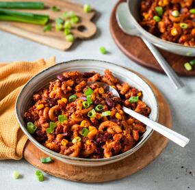 Mexikanischer Hackfleisch-Pasta-Topf