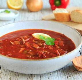 Soljanka nach russischem Originalrezept