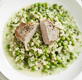 Graupen-Erbsen-Risotto