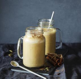 Pumpkin Spice Latte mit Hafermilch