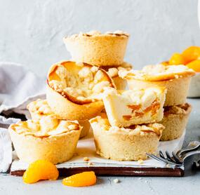 Käsekuchenmuffins mit Streuseln