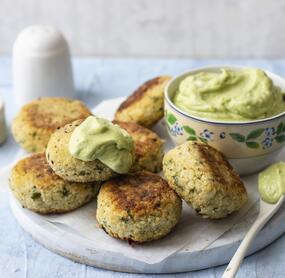 Blumenkohl-Couscous-Puffer