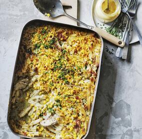 Mac and Cheese mit Hähnchen