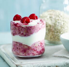 Overnight Oats mit Beeren