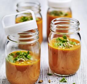 Tomatensuppe aus Ofentomaten