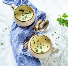 Spargelcremesuppe aus Spargelresten