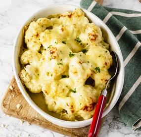 Überbackener Blumenkohl