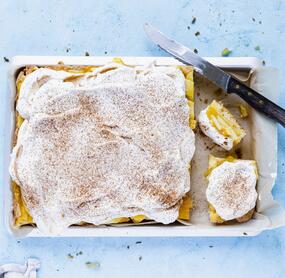 Apfelwein-Kuchen vom Blech