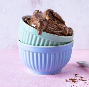 Gesunde Bananen-Schoko-Nicecream