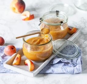 Nektarinen-Pfirsich-Aprikosen-Mus