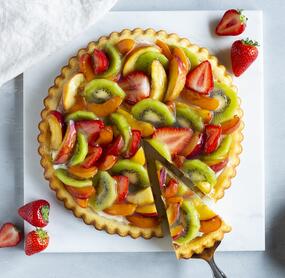 Obstkuchen mit Mascarponecreme