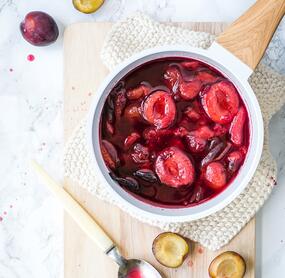 Zwetschgenröster mit Rotwein