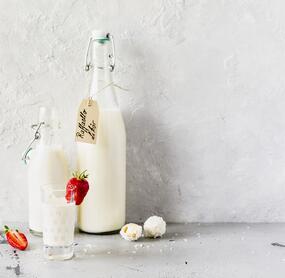 „Raffaello“-Likör mit Sahne