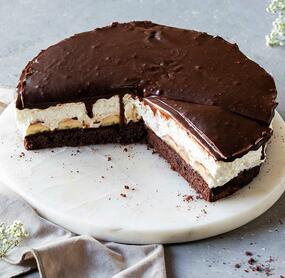 Schoko-Bananen-Torte mit Nutella-Ganache