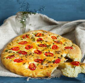 Focaccia Barese wie in Italien