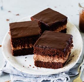 „Nutella“-Kuchen vom Blech