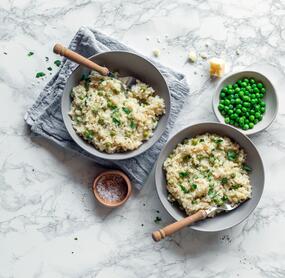 Risibisi-Risotto mit Erbsen