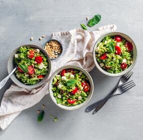 Blitz-Rohkostsalat mit Feta