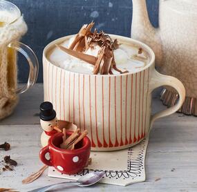 Die cremigste heiße Schokolade