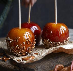 Liebesäpfel mit Crunch