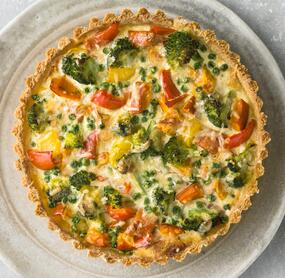 Bunte Gemüsequiche