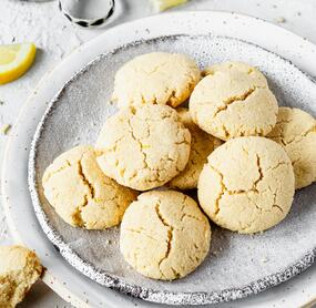 Low Carb Frischkäse-Zitronen-Kekse