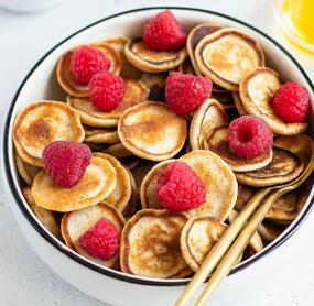 Schnelle Mini-Pancakes